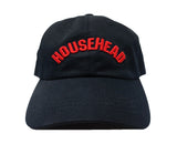 House Head Black and Red Dad Hat