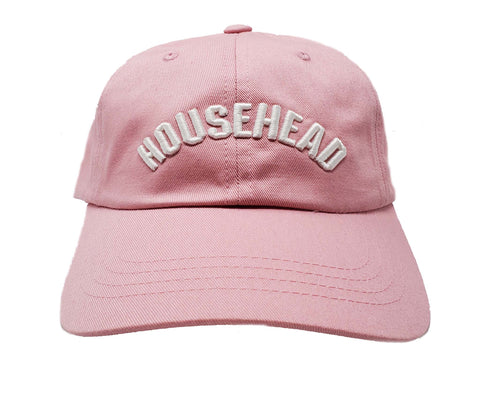 House Head Pink and White Dad Hat