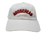 House Head White and Red Dad Hat