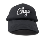 CHGO Black and White Trucker Hat