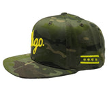 CHGO Camo and Yellow Snapback