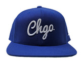 CHGO Royal and White Snapback